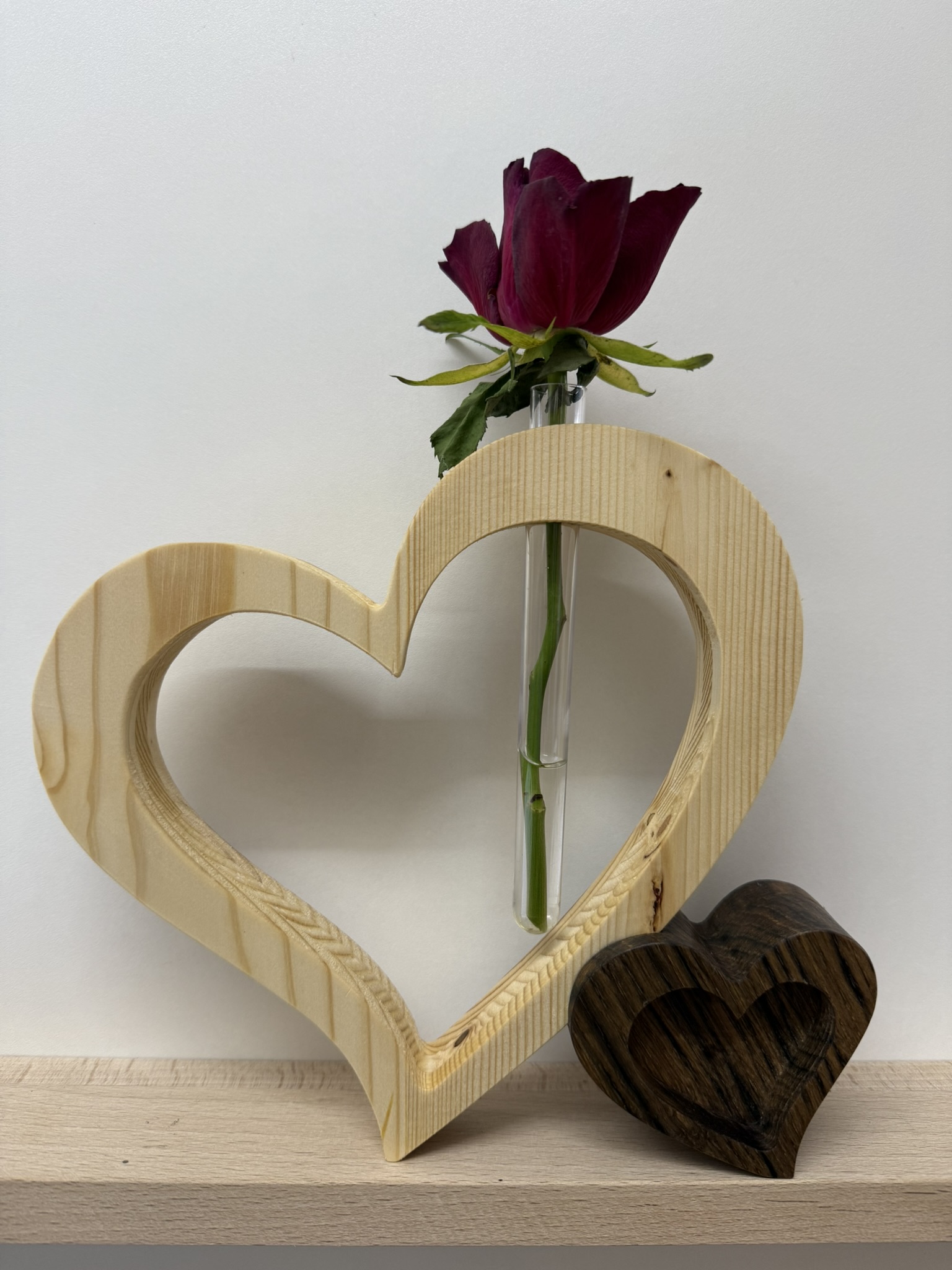 Grand Cœur avec Vase - Vignette 4