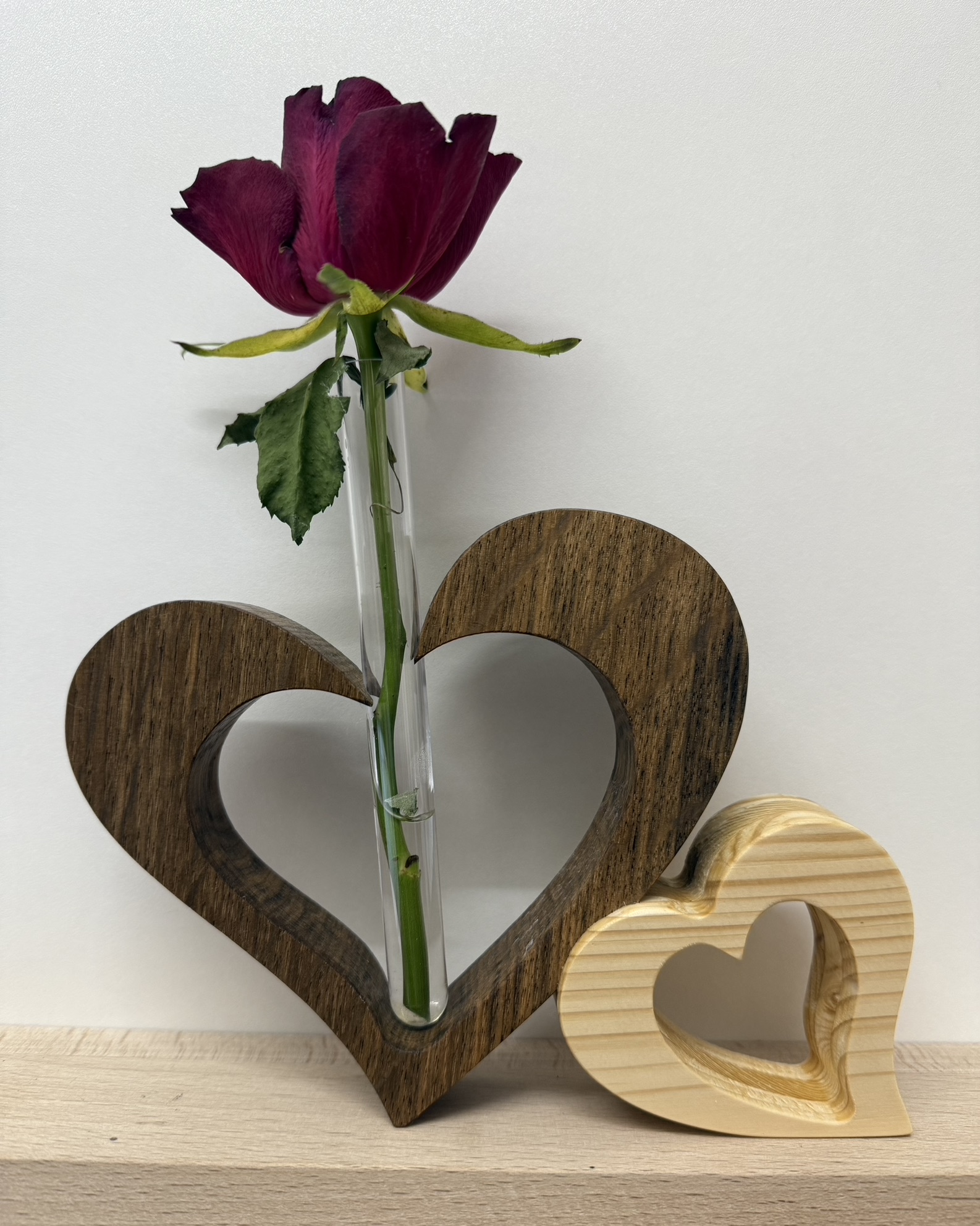 Petit Cœur Ouvert avec Vase - Vignette 2
