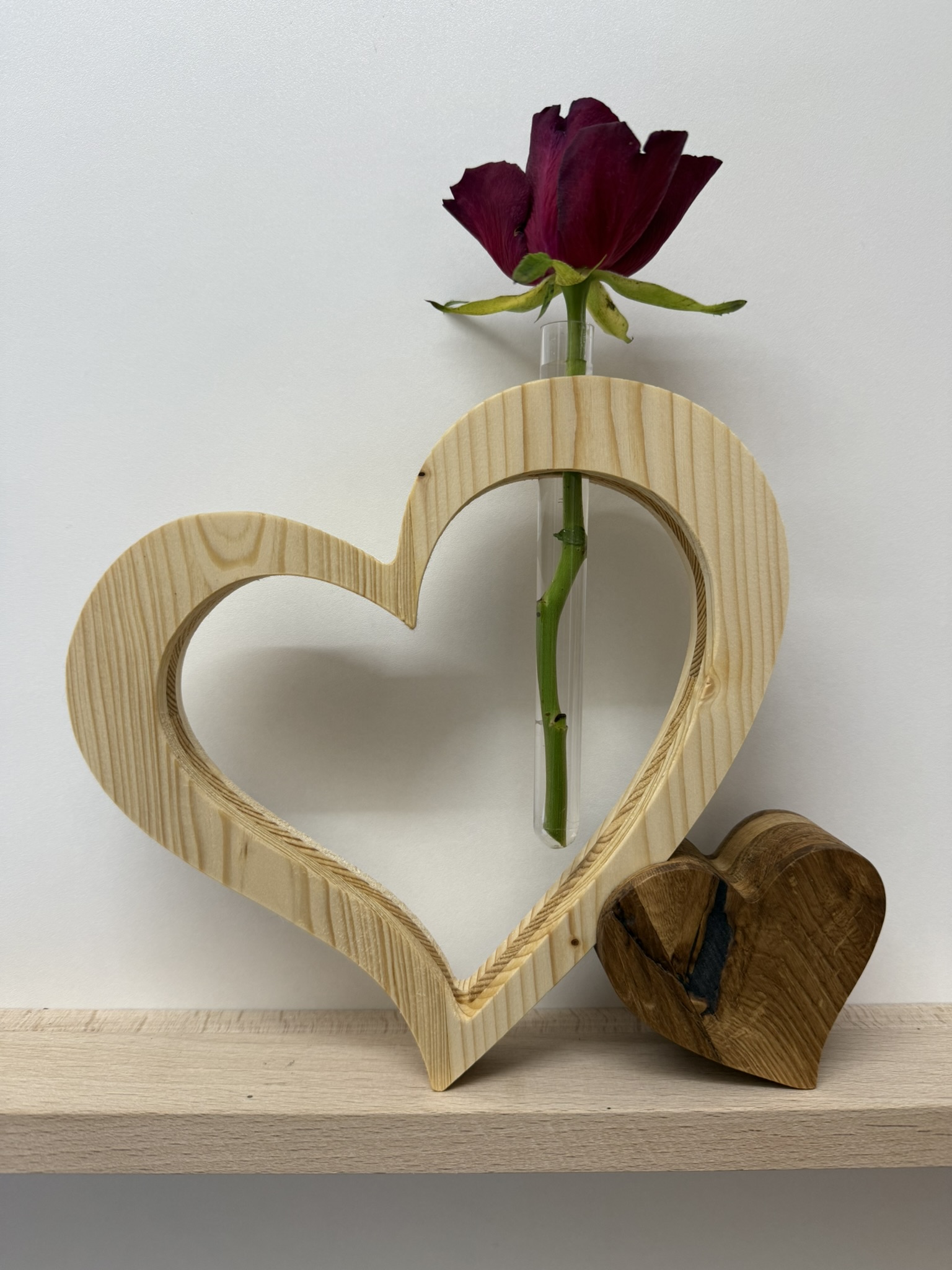 Grand Cœur avec Vase - Vignette 8