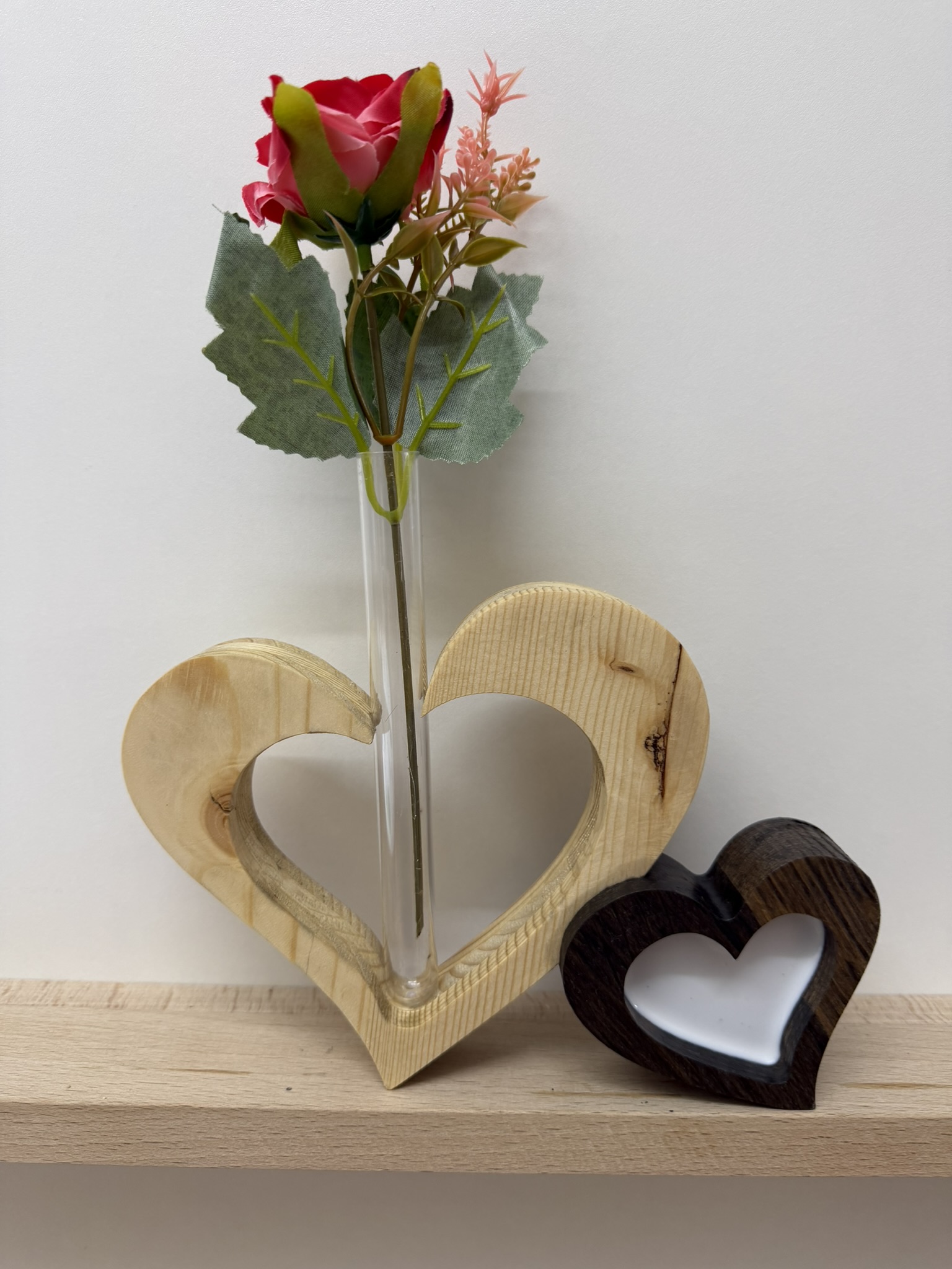 Petit Cœur Ouvert avec Vase - Vignette 6