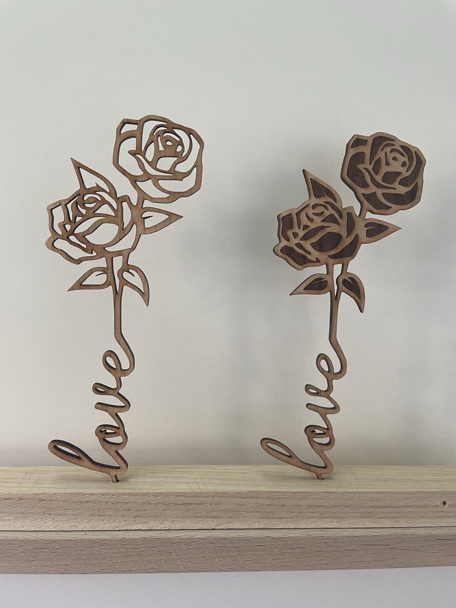Fleur en Bois