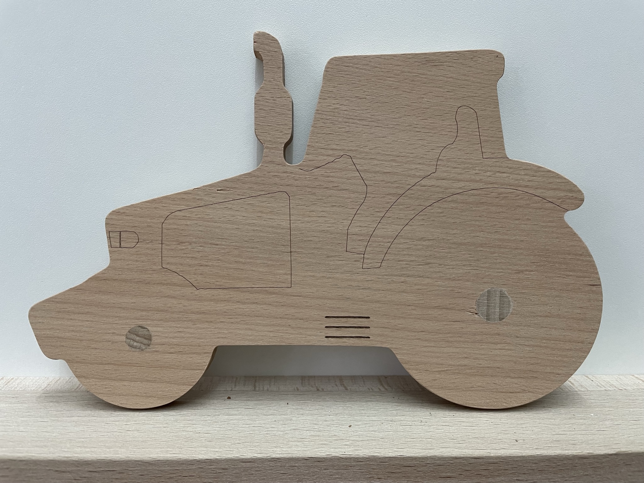 Planchette Tracteur